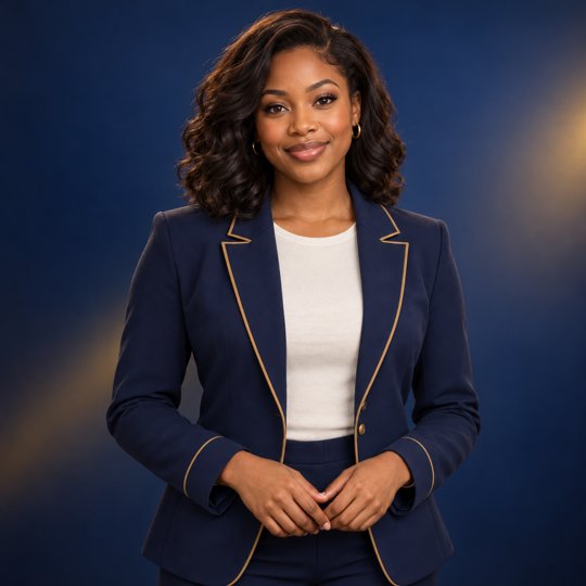 Black woman ambassador concept
